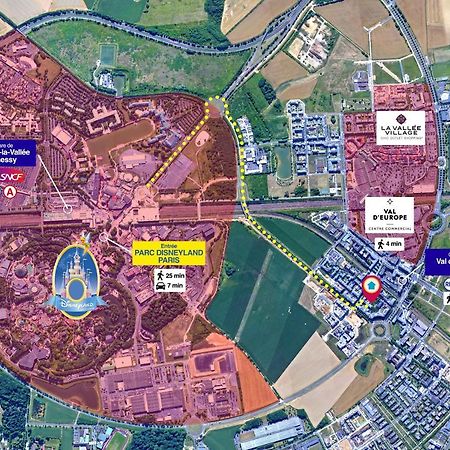 *Disneyland/Chessy* Appartement Idealement Situe Chessy  Eksteriør bilde