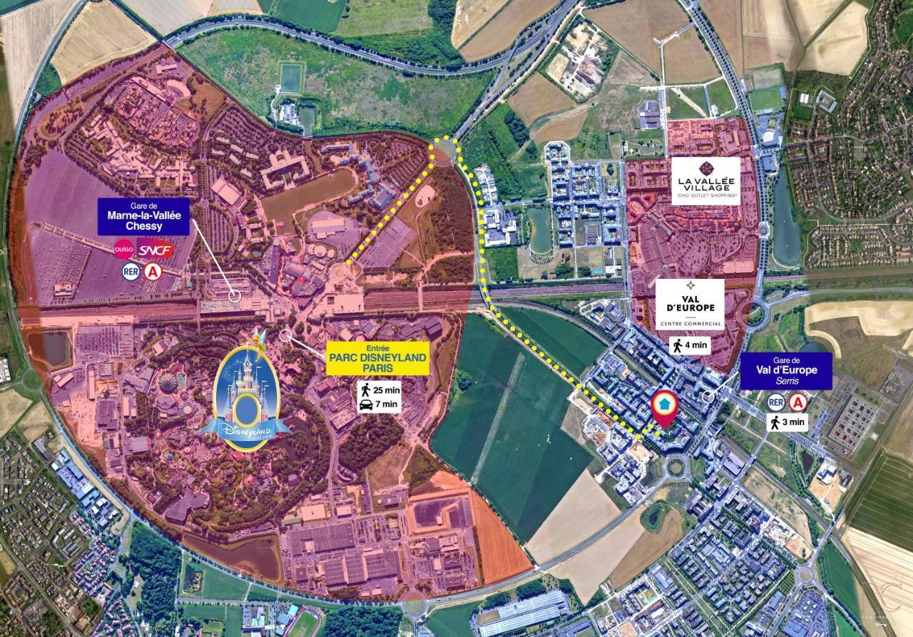 *Disneyland/Chessy* Appartement Idealement Situe Chessy  Eksteriør bilde